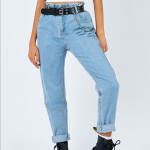Princess Polly paper bag jeans